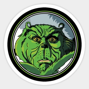 Grinch Christmas Sticker